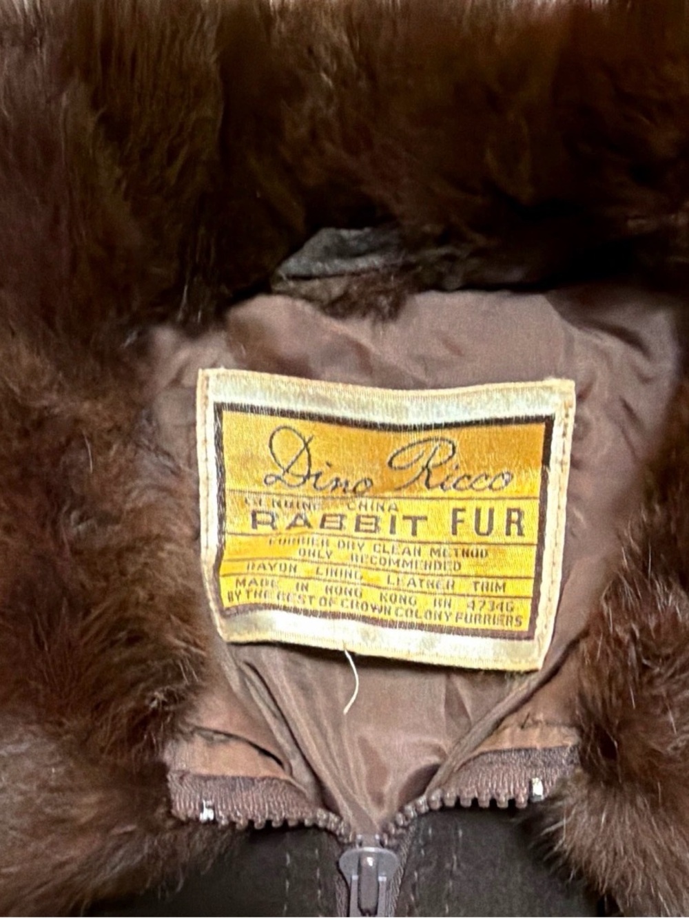 Vintage Dino Ricco Rabbit Fur Jacket 🖤🤎